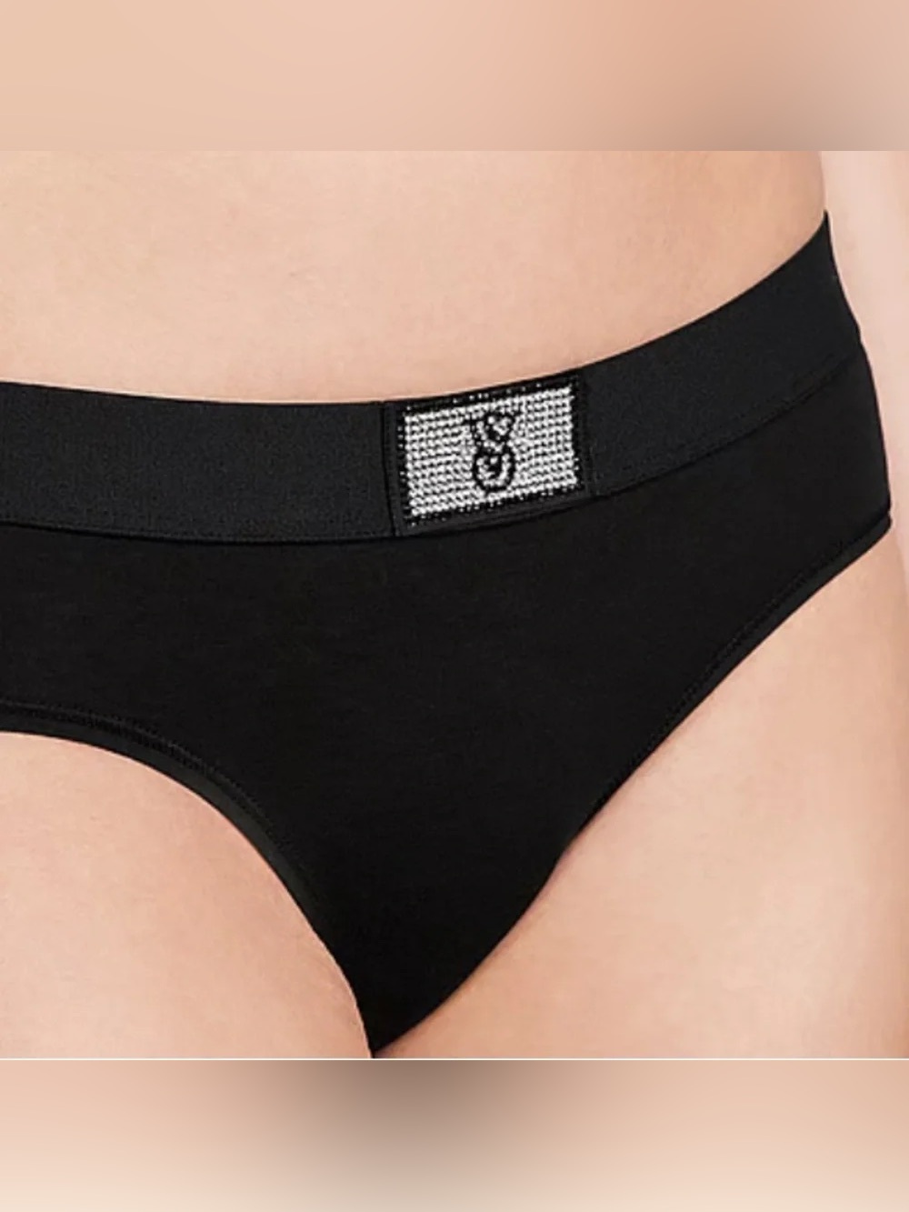VICTORIAS SECRET ✨SHINE PATCH COTTON HIPHUGGER PANTY